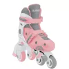 Patins de aprendizagem para crianças GLOBBER 2 em 1 tamanho 30–33 rosa – conjunto ajustável de inline/quad para principiantes