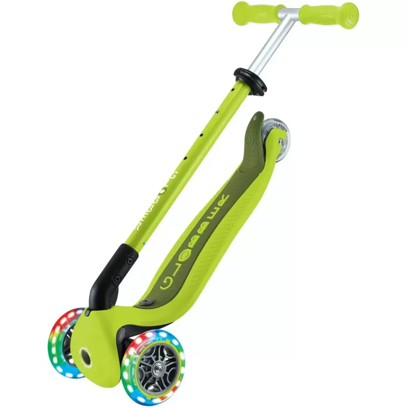 Trotinete GLOBBER Go-Up Active Lights — altura ajustável, luzes LED, lima