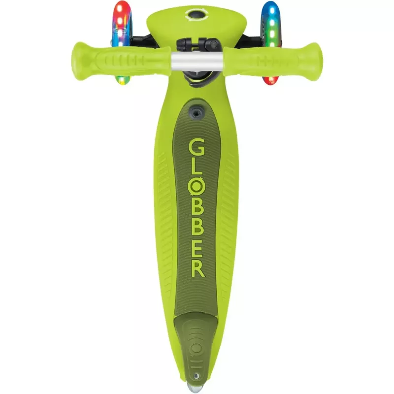 Trotinete GLOBBER Go-Up Active Lights — altura ajustável, luzes LED, lima