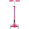 Trotinete compacta GLOBBER Primo Foldable Plus Lights – rosa/azul-claro