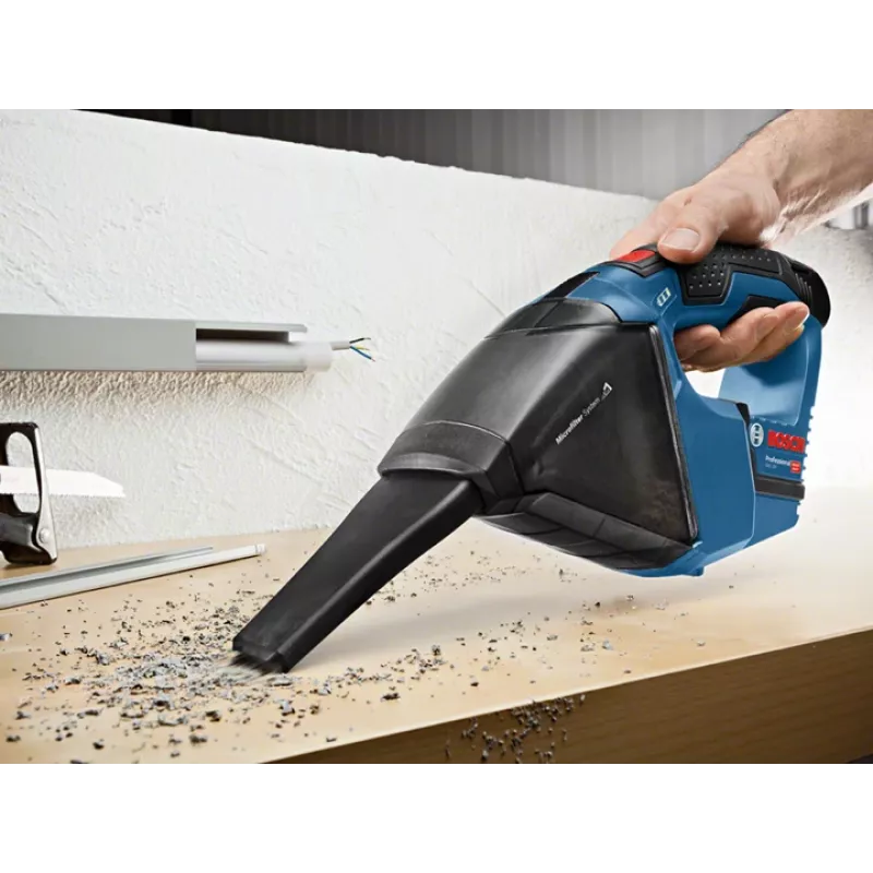 Aspirador de mão Bosch GAS 12V preto, azul sem saco