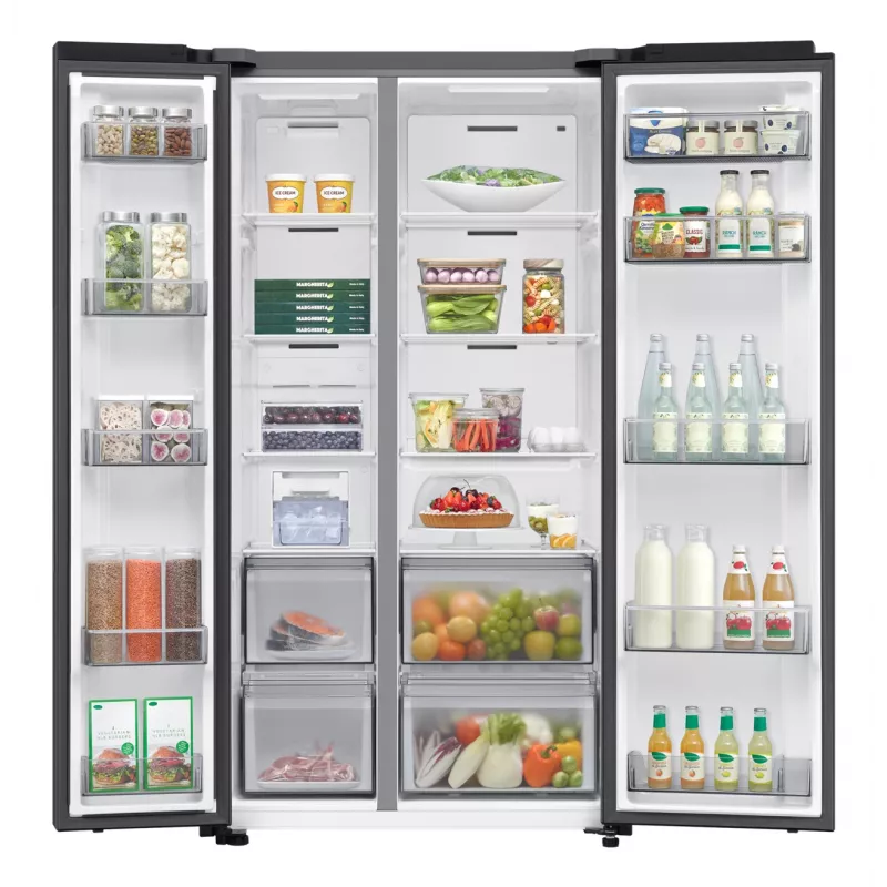 Frigorífico side-by-side Samsung Series 6 RS70F65QEF de instalação livre 659 L preto