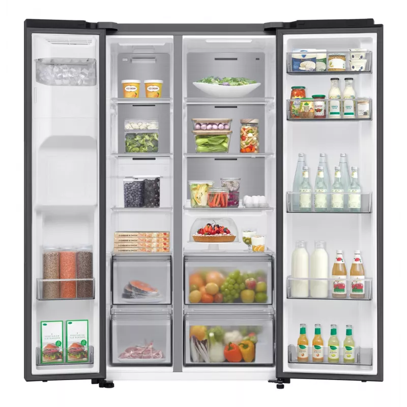 Frigorífico side-by-side Samsung RS70F64KDF de instalação livre 640 L preto