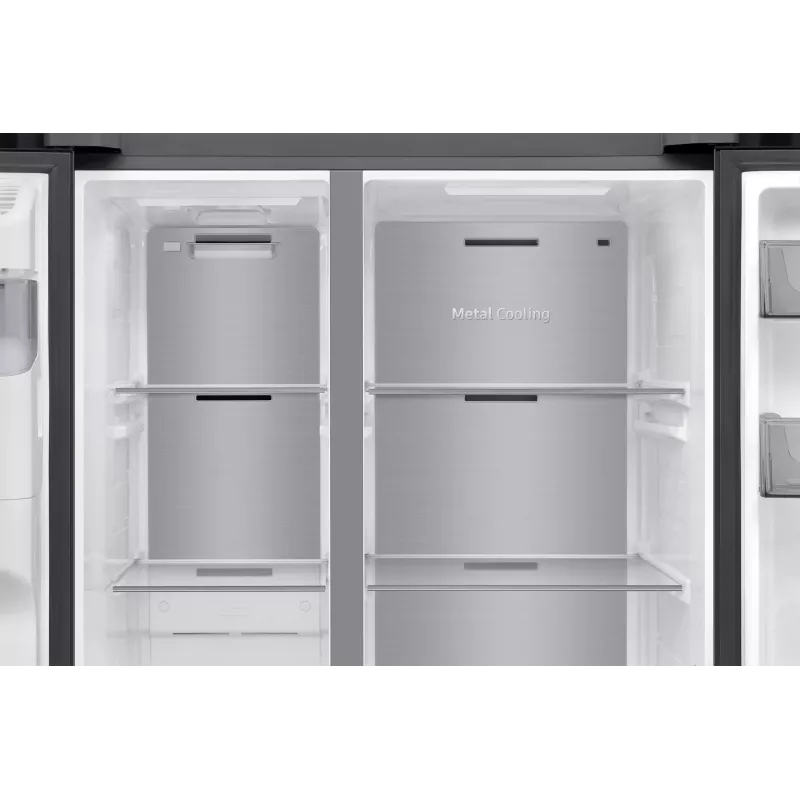 Frigorífico side-by-side Samsung RS70F64KDF de instalação livre 640 L preto