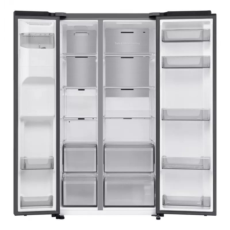 Frigorífico side-by-side Samsung Series 7 RS70F66KCF de instalação livre 634 L preto