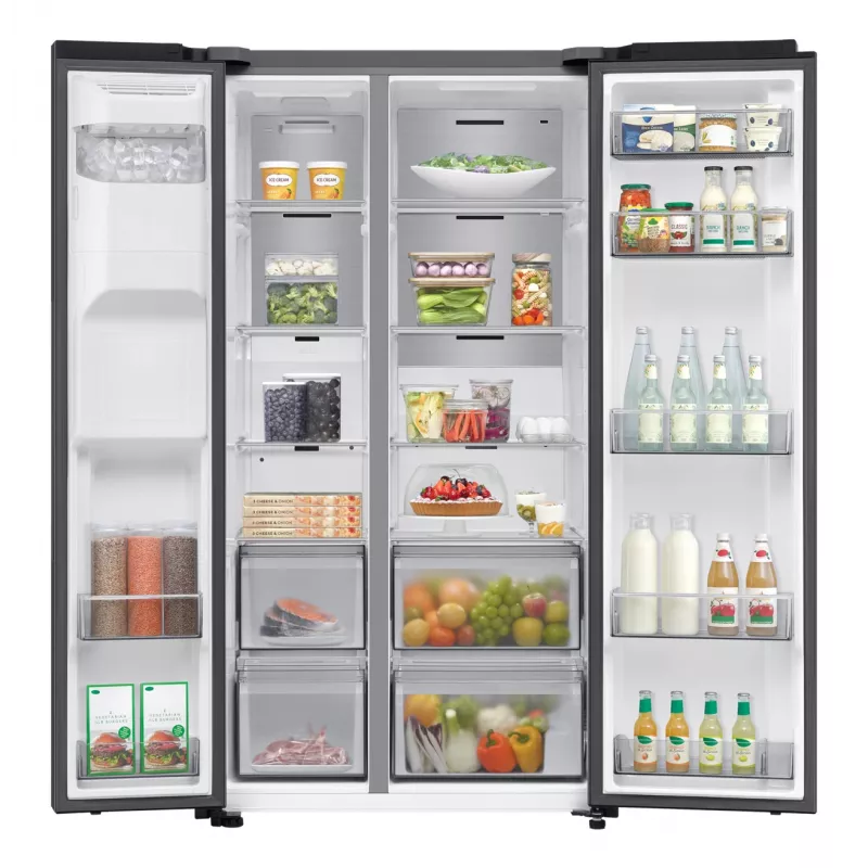 Frigorífico side-by-side Samsung Series 7 RS70F66KCF de instalação livre 634 L preto