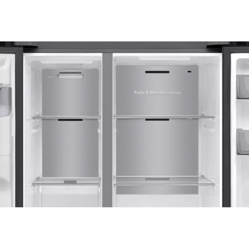 Frigorífico side-by-side Samsung Series 7 RS70F66KCF de instalação livre 634 L preto