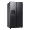 Frigorífico side-by-side Samsung RS80F64KEF de instalação livre 640 L preto