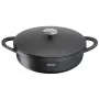 Frigideira Tefal Trattoria E2187274 redonda preta alumínio 28 cm