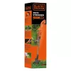 Black & Decker ST182320-QW aparador de relva a bateria, 18 V, 2,0 Ah Li-Ion, largura de corte de 25 cm, com bateria e carregador, laranja/preto