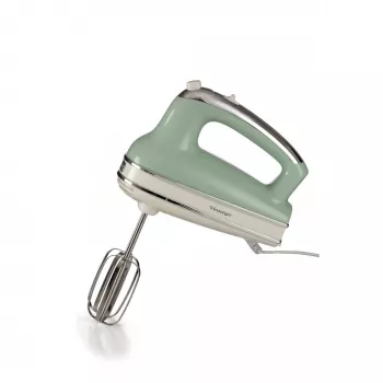 Batedeira Ariete 1548 Mixer Vintage, 450W, 5 velocidades, função turbo, 2 batedores, verde