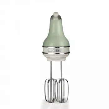 Batedeira Ariete 1548 Mixer Vintage, 450W, 5 velocidades, função turbo, 2 batedores, verde