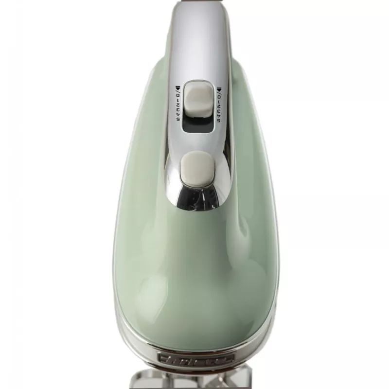 Batedeira Ariete 1548 Mixer Vintage, 450W, 5 velocidades, função turbo, 2 batedores, verde