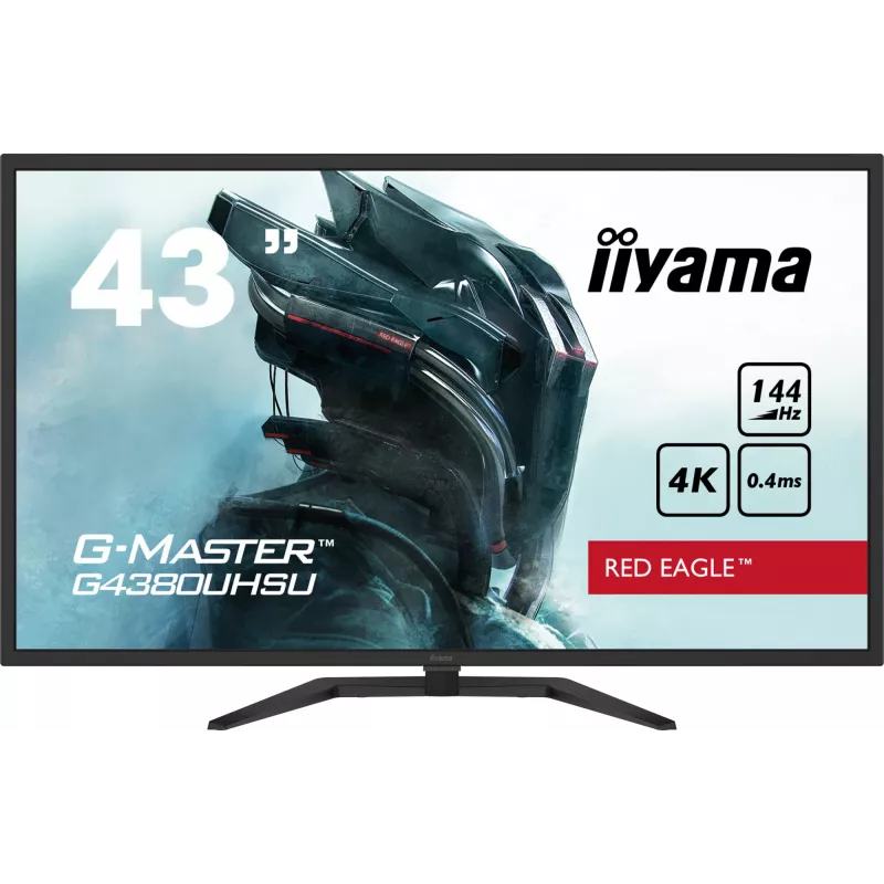 Monitor de computador iiyama G-MASTER G4380UHSU-B1 108 cm (42,5 polegadas) 3840 x 2160 píxeis 4K Ultra HD LED preto