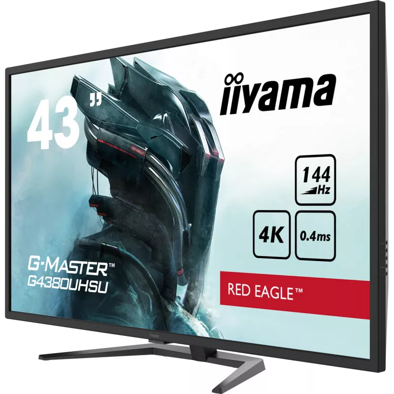 Monitor de computador iiyama G-MASTER G4380UHSU-B1 108 cm (42,5 polegadas) 3840 x 2160 píxeis 4K Ultra HD LED preto