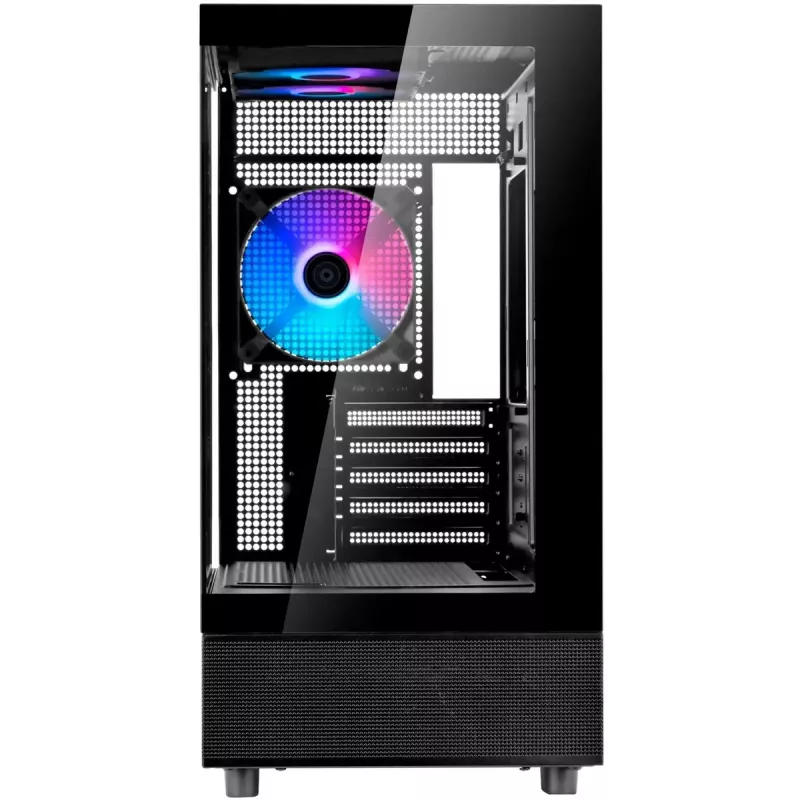 Caixa de computador Silverstone Technology Lucid 04 ATX preta