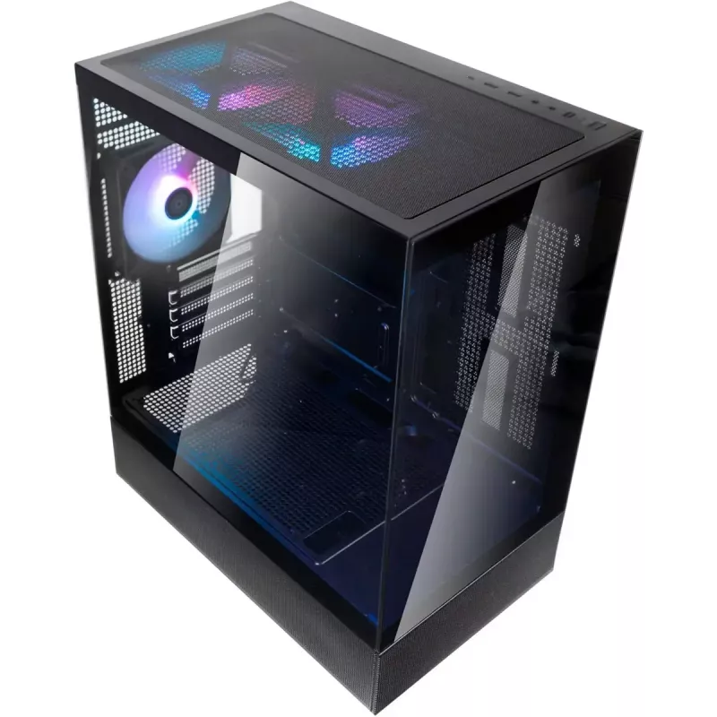 Caixa de computador Silverstone Technology Lucid 04 ATX preta