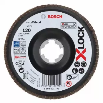 Disco de rebarbar Bosch X571 Best for Metal