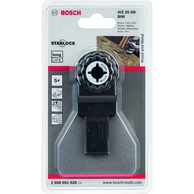 Acessório para ferramenta multifunções Bosch 2608661628 compatível com ferramentas Bosch