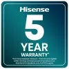 Hisense RQ760N4IFE combinado multiportas, de instalação livre, frigorífico 345 l, congelador 232 l, dispensador de água/gelo, 178,5 cm, classe energética E, preto