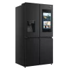 Hisense RQ760N4IFE combinado multiportas, de instalação livre, frigorífico 345 l, congelador 232 l, dispensador de água/gelo, 178,5 cm, classe energética E, preto