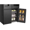 Hisense RQ760N4IFE combinado multiportas, de instalação livre, frigorífico 345 l, congelador 232 l, dispensador de água/gelo, 178,5 cm, classe energética E, preto