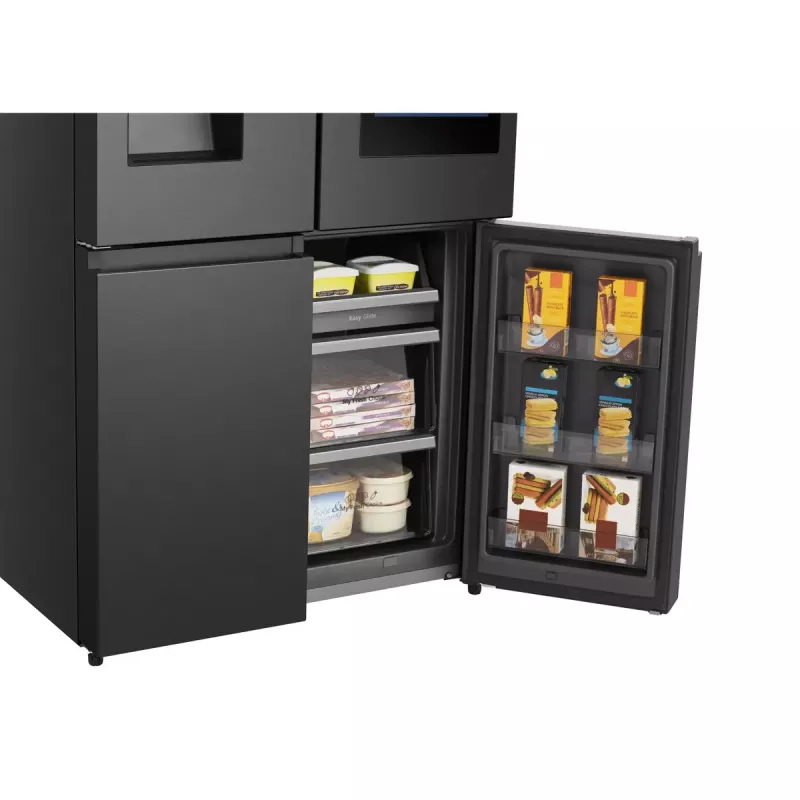 Hisense RQ760N4IFE combinado multiportas, de instalação livre, frigorífico 345 l, congelador 232 l, dispensador de água/gelo, 178,5 cm, classe energética E, preto