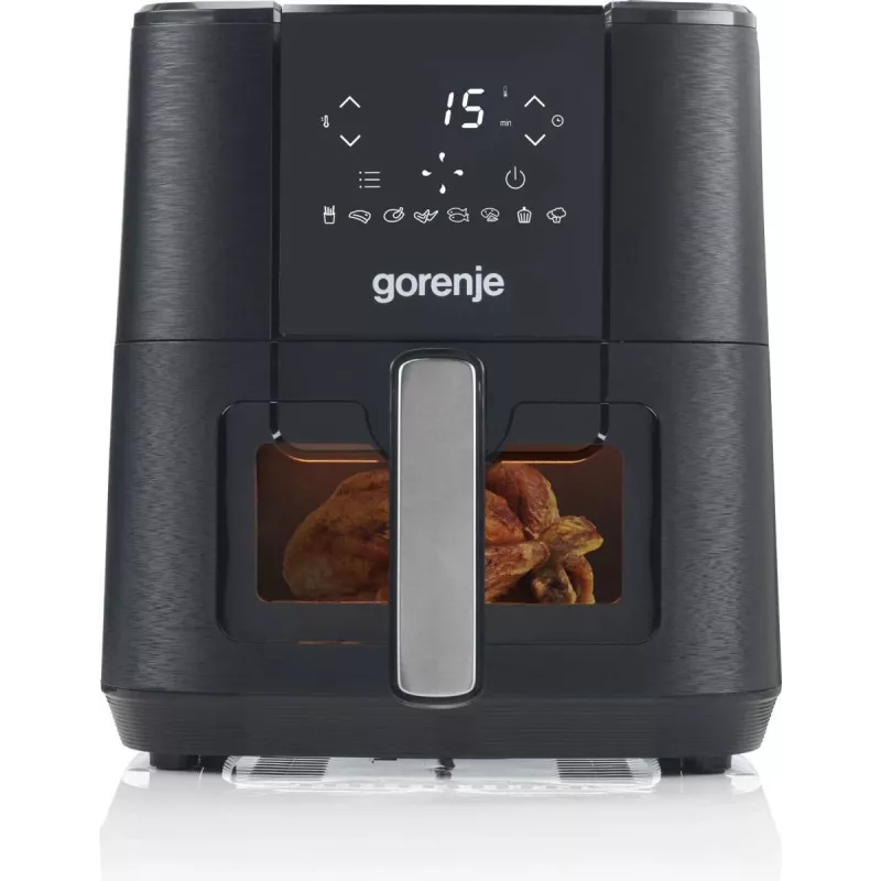 Gorenje AF1350DWB Fritadeira de ar quente individual 5,4 L de instalação livre 1350 W preta