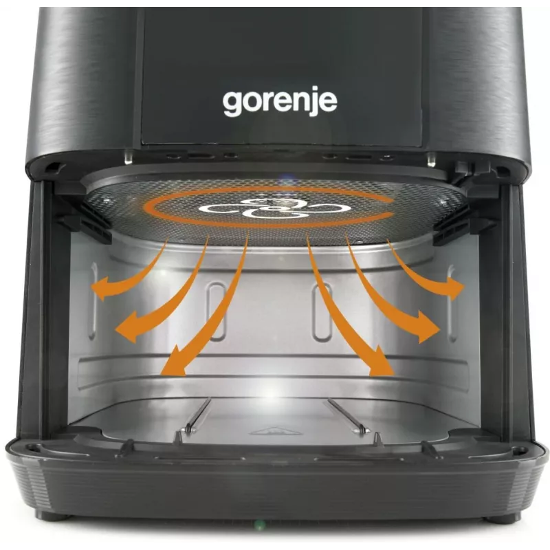 Gorenje AF1350DWB Fritadeira de ar quente individual 5,4 L de instalação livre 1350 W preta