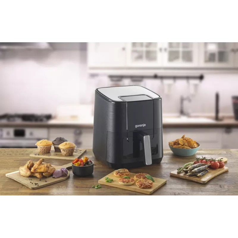 Gorenje AF1350DWB Fritadeira de ar quente individual 5,4 L de instalação livre 1350 W preta