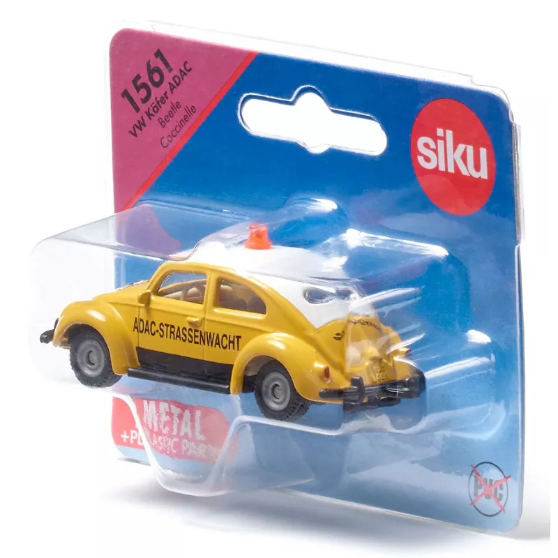 Siku 1561 VW Carocha ADAC veículo em miniatura, série Blister, a partir dos 3 anos