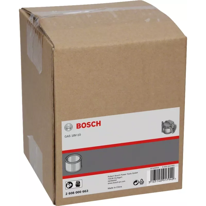 Bosch 2 608 000 663 Acessório para aspirador filtro