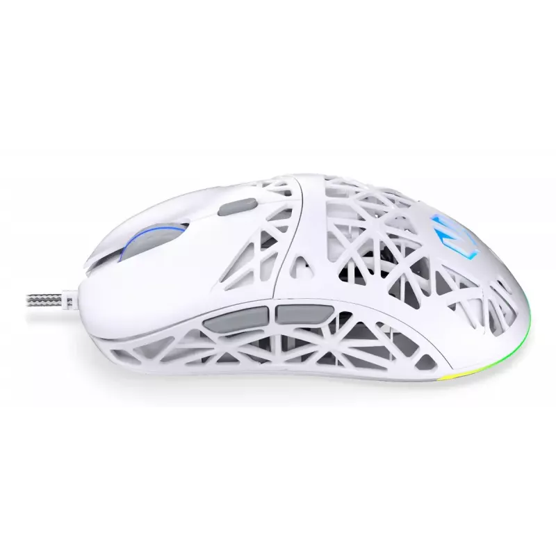 Endorfy LIV Onyx White rato para jogos, USB, ótico