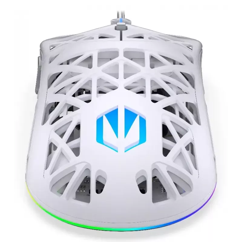 Endorfy LIV Onyx White rato para jogos, USB, ótico