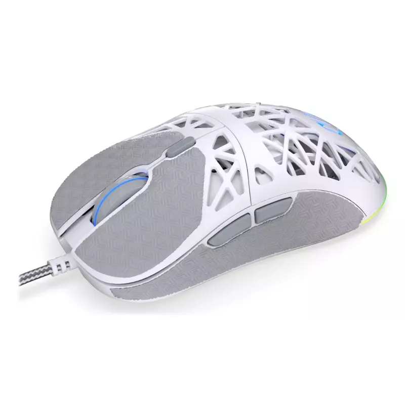 Endorfy LIV Onyx White rato para jogos, USB, ótico