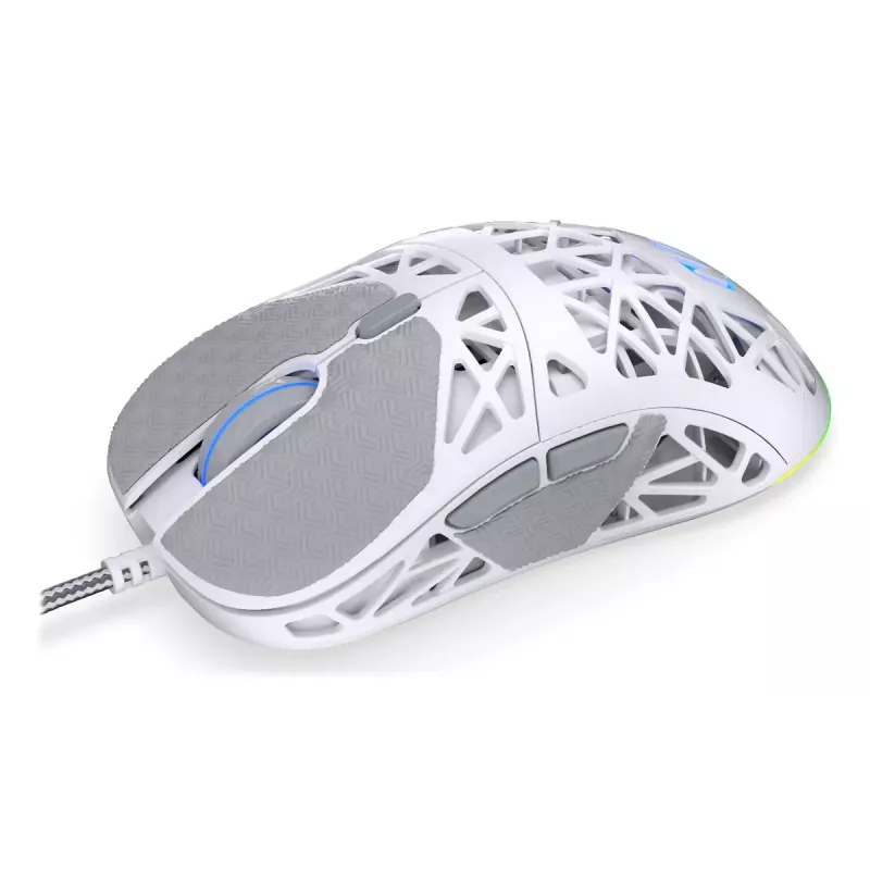 Endorfy LIV Onyx White rato para jogos, USB, ótico