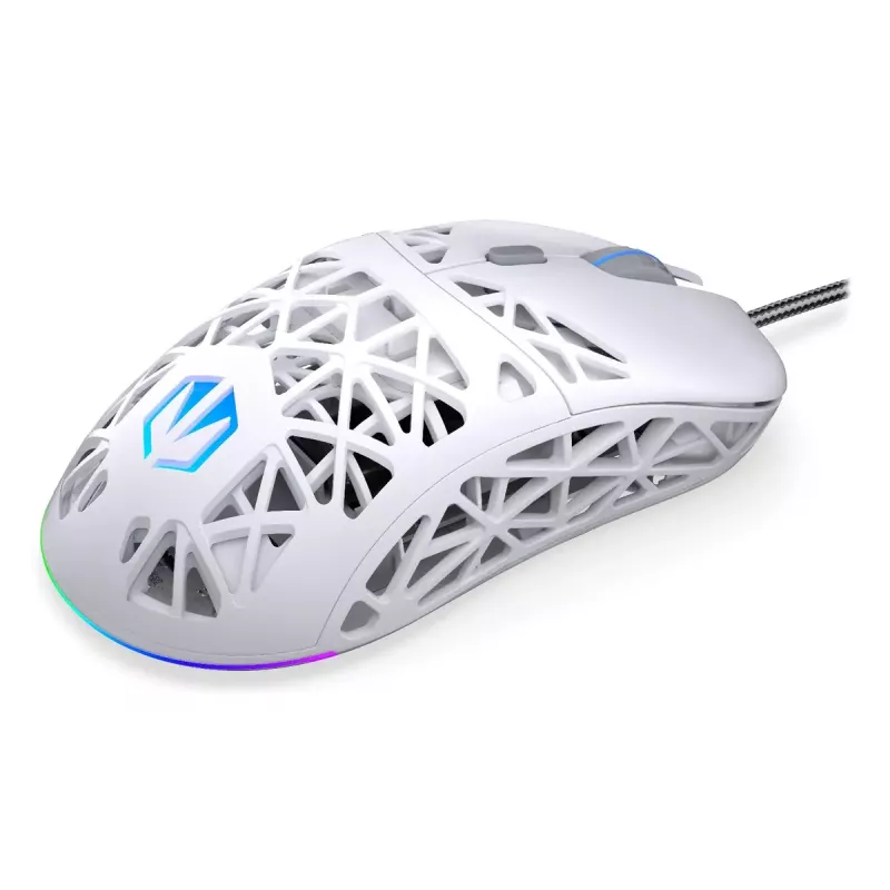 Endorfy LIV Onyx White rato para jogos, USB, ótico