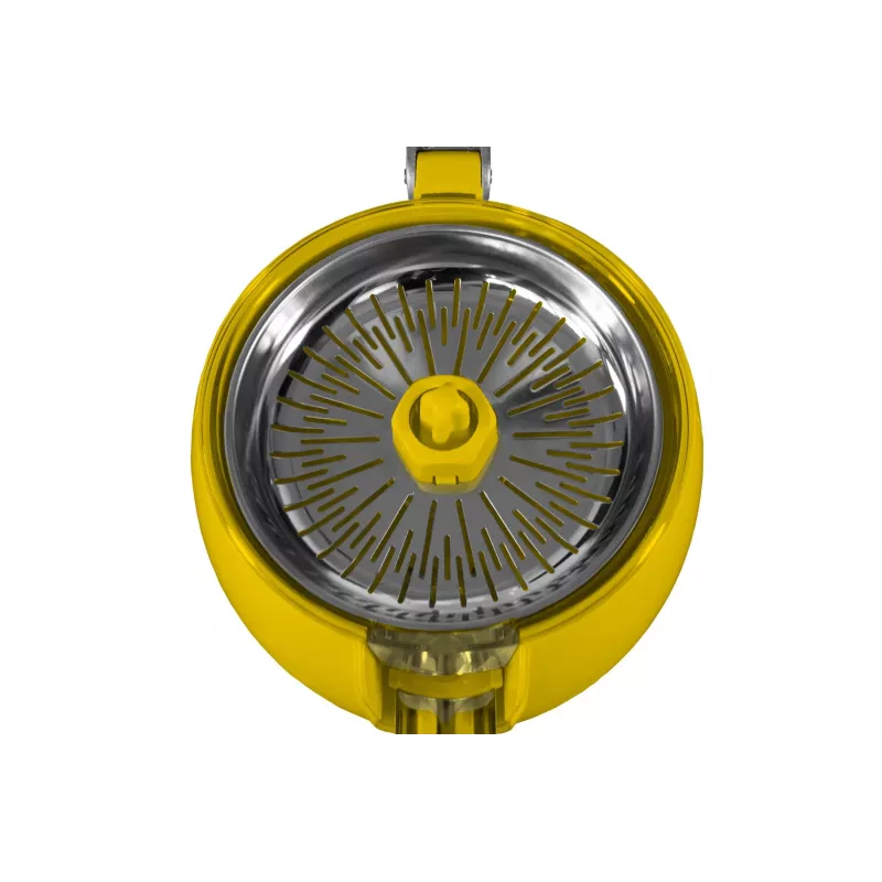 Unold 78132 Power Juicy espremedor de citrinos elétrico, 300 W, antigotejo, arranque/paragem automático, amarelo/aço inoxidável
