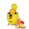 Unold 78132 Power Juicy espremedor de citrinos elétrico, 300 W, antigotejo, arranque/paragem automático, amarelo/aço inoxidável