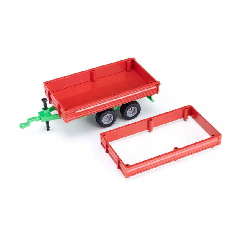 Atrelado Siku Tandemachsanhänger pré-montado 1:32 — Escala 1:32, B184×T63×H72 mm
