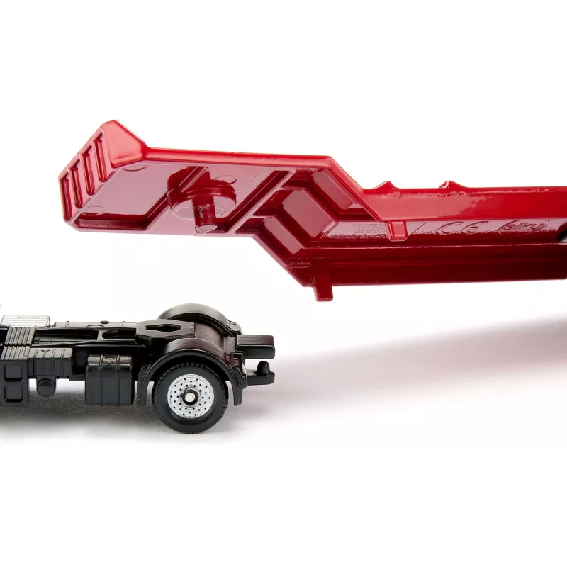 Siku MAN camião com cilindro compactador, modelo camião/atrelado, 1:87, MAN, rapaz/rapariga, metal, plástico, vermelho, amarelo