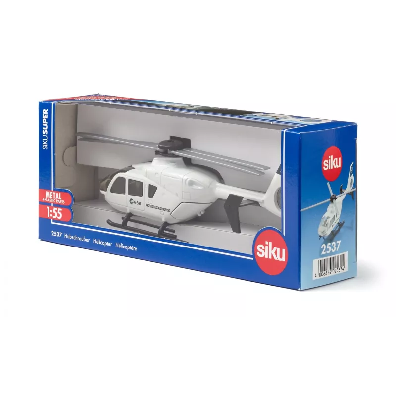 Siku ESA Helicopter modelo de helicóptero pré-montado 1:55
