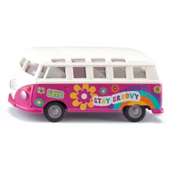 Siku VW T1 Samba modelo de autocarro pré-montado 1:50