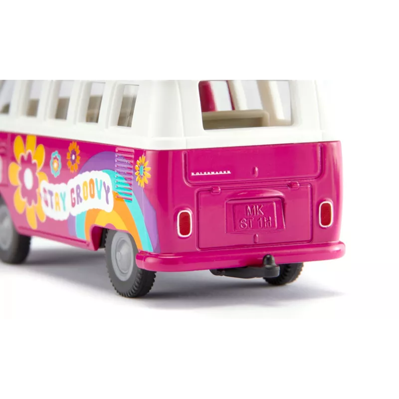 Siku VW T1 Samba modelo de autocarro pré-montado 1:50