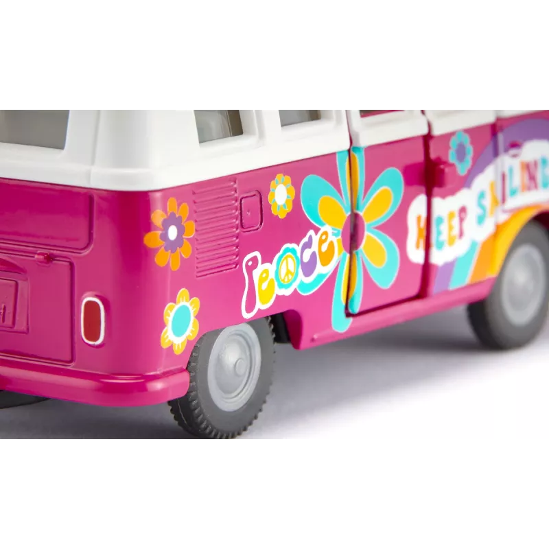 Siku VW T1 Samba modelo de autocarro pré-montado 1:50