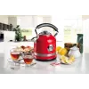 Chaleira Ariete 2854 Moderna, 2000 W, capacidade 1,7 l, sem fios 360°, sistema de desligamento automático, filtro removível, nível de água visível, termómetro, vermelho