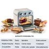 Fritadeira de ar quente e forno Ariete 4632 Vintage, 1400W, 2em1, capacidade 16L, acessórios incluídos, temporizador 60 minutos, vidro duplo, azul