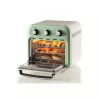 Fritadeira de ar quente e forno Ariete 4632 Vintage, 1400W, 2em1, capacidade 16L, acessórios incluídos, temporizador 60 minutos, vidro duplo, verde