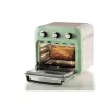 Fritadeira de ar quente e forno Ariete 4632 Vintage, 1400W, 2em1, capacidade 16L, acessórios incluídos, temporizador 60 minutos, vidro duplo, verde