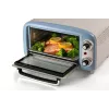Forno elétrico Ariete 3919 Vintage, 800 W, capacidade 10 l, vidro duplo, retro, azul